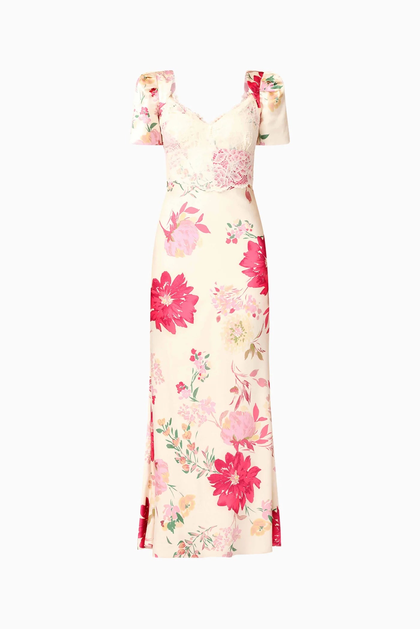 ROSALINA PUFF SLEEVE MAXI DRESS
