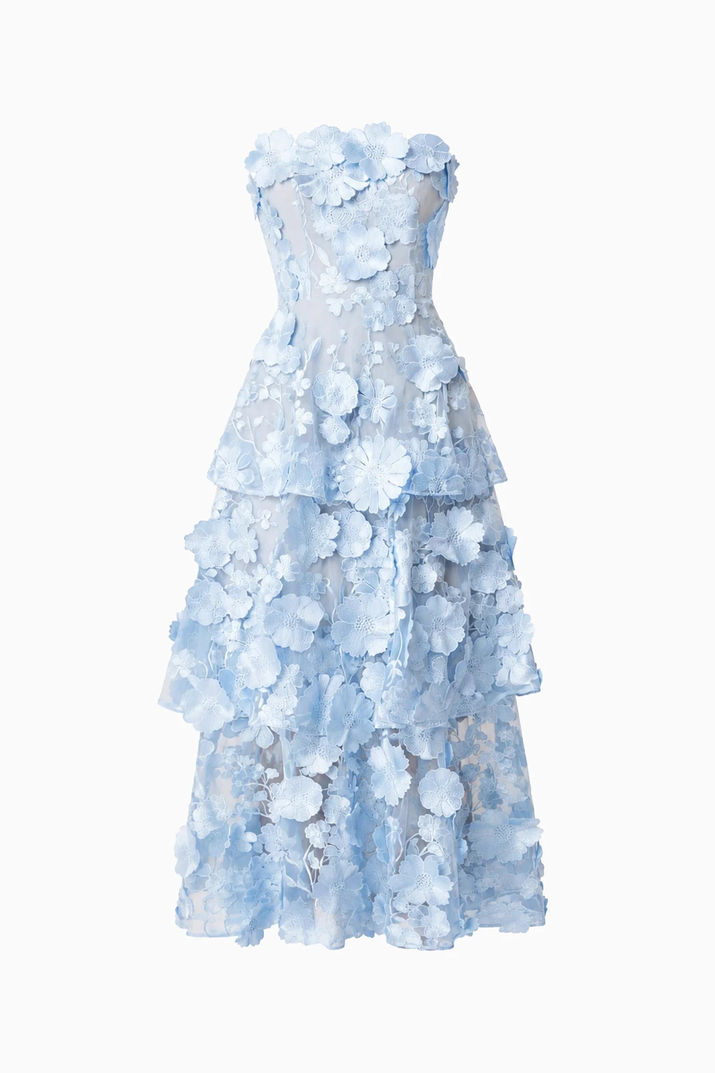 SELENE MAXI DRESS TIERED 3D