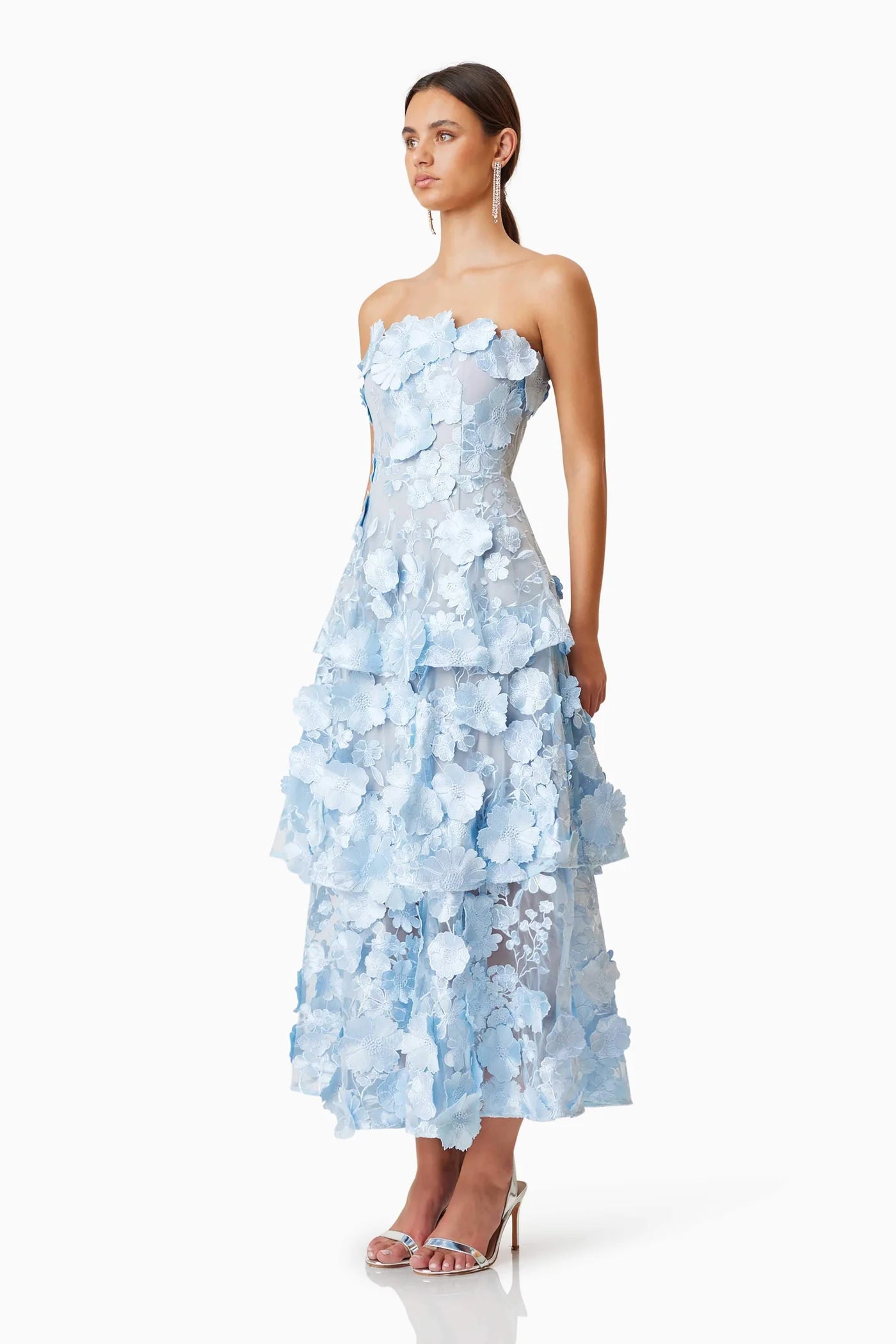 SELENE MAXI DRESS TIERED 3D