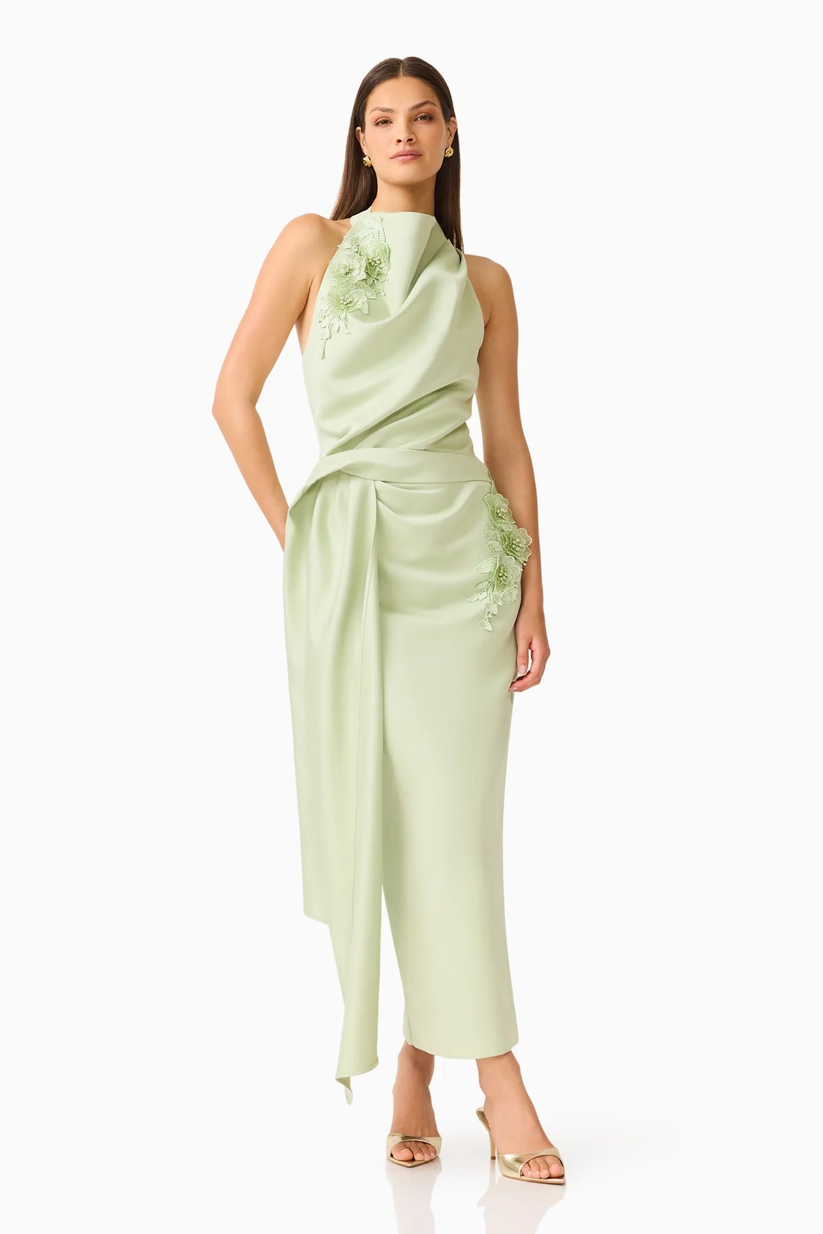 FLOREA HALTER GOWN