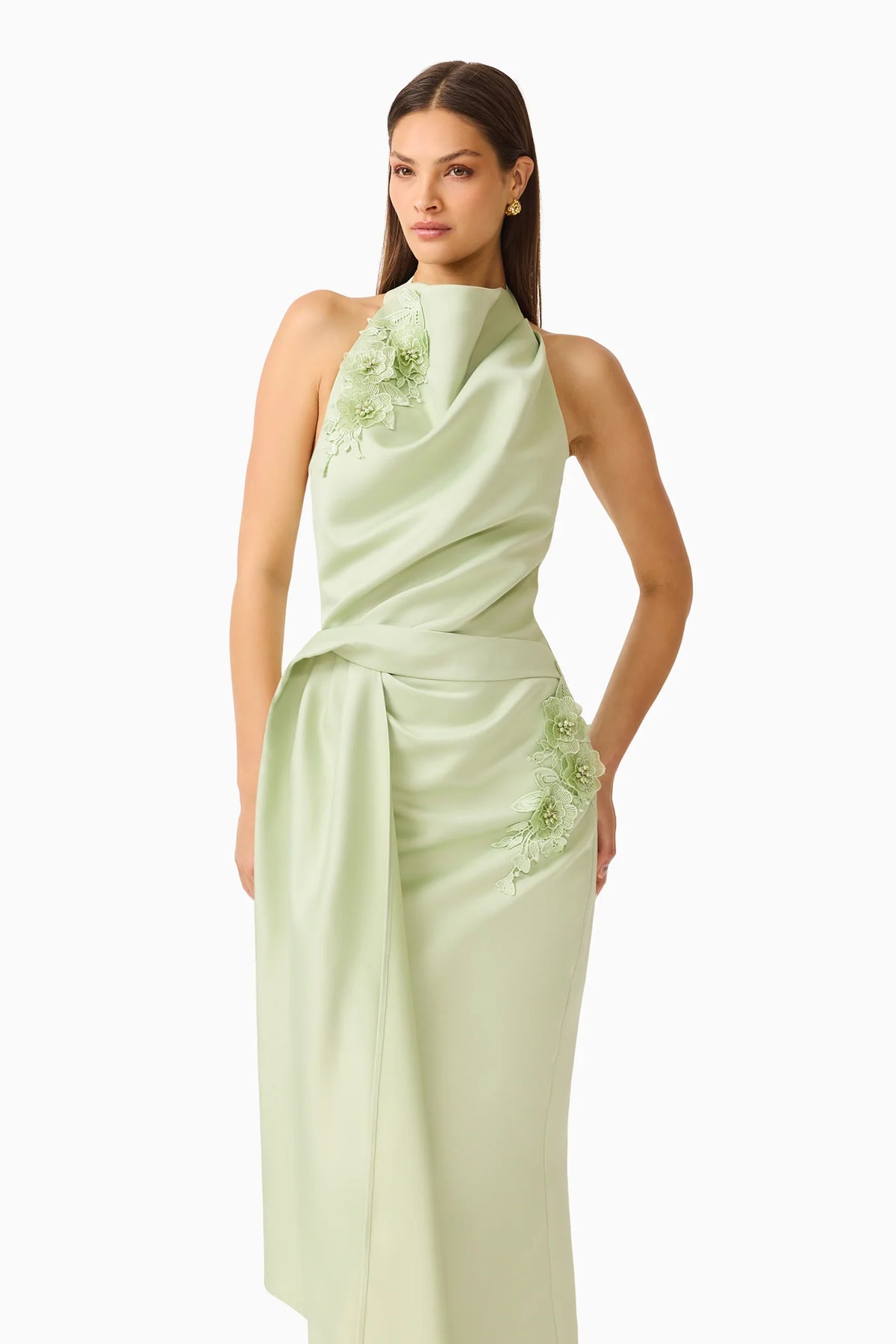 FLOREA HALTER GOWN