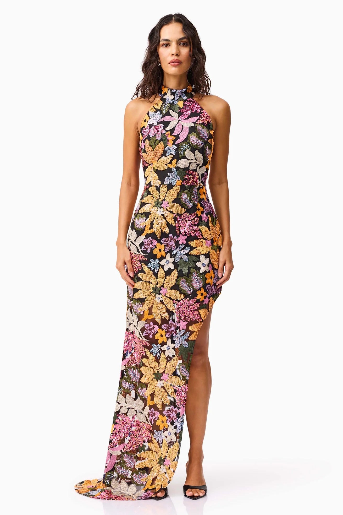 KIRAN HALTER SEGUIN GOWN