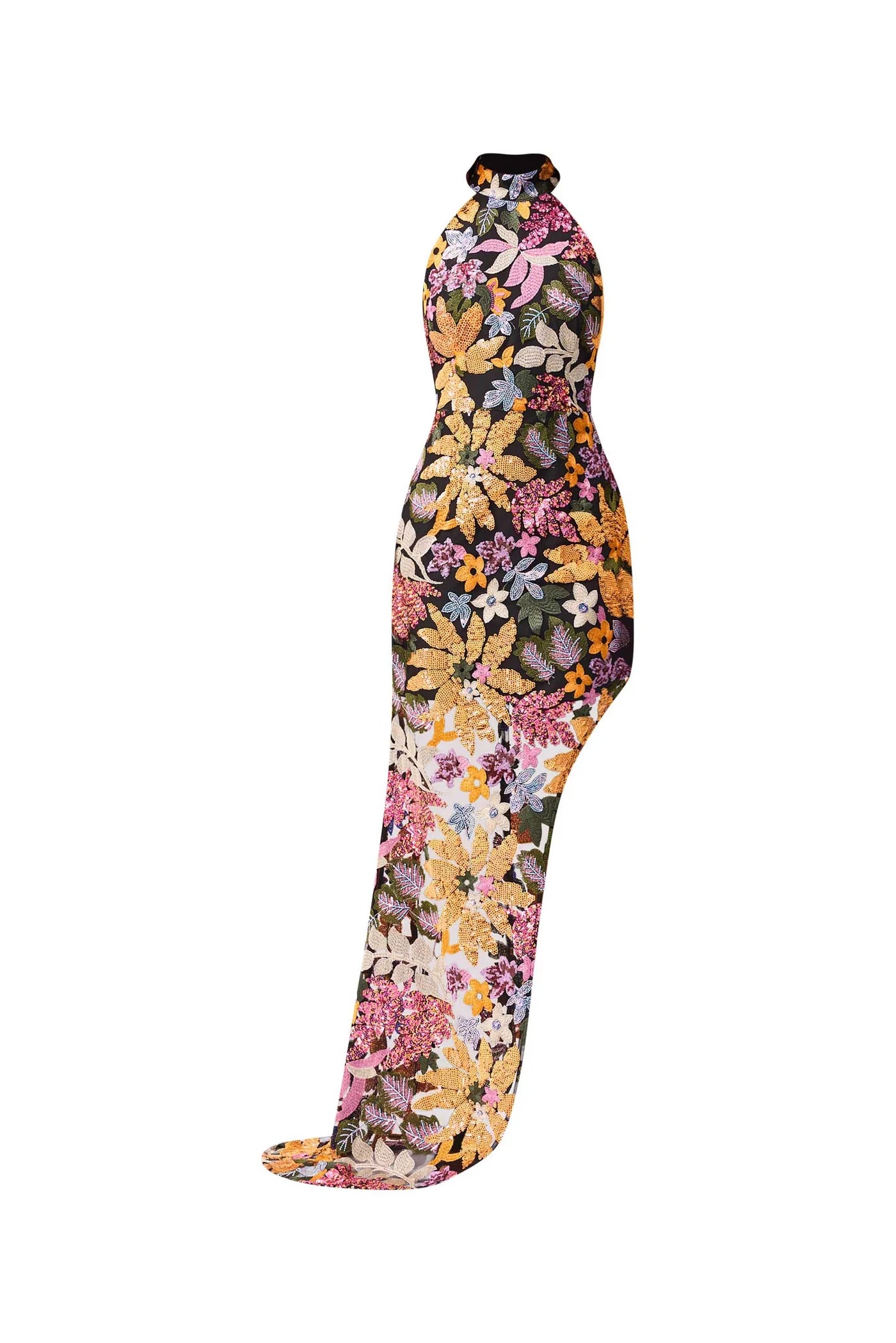 KIRAN HALTER SEGUIN GOWN