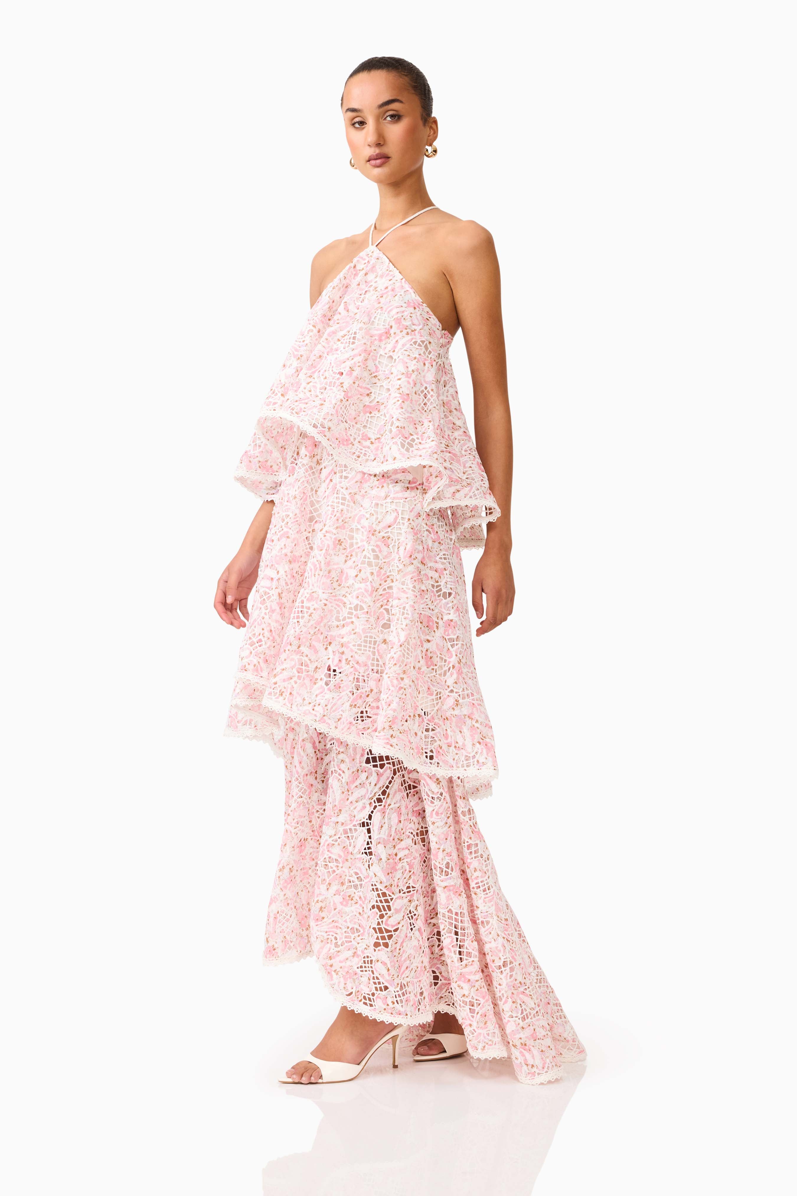 VALENCIA TIERED GOWN