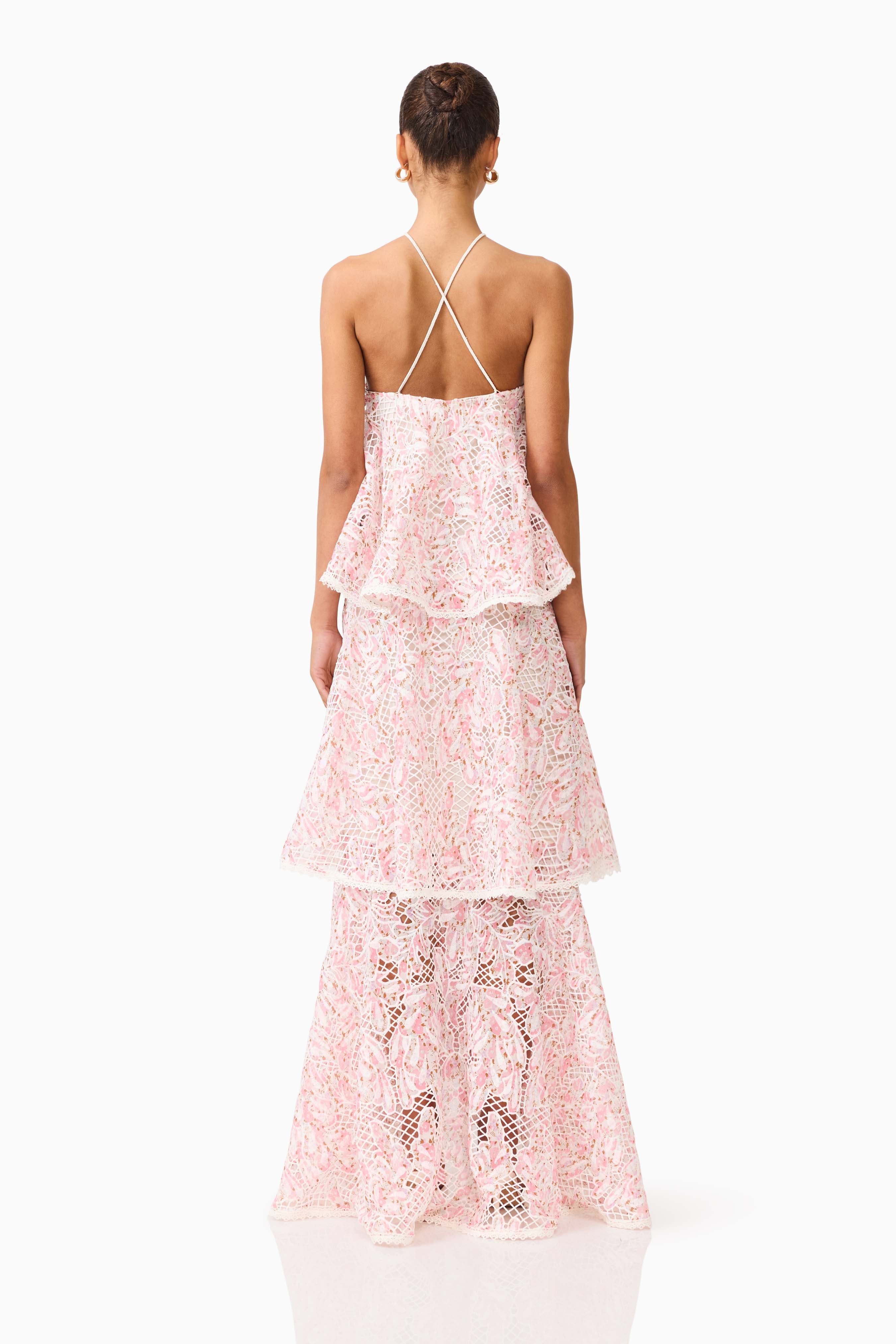 VALENCIA TIERED GOWN