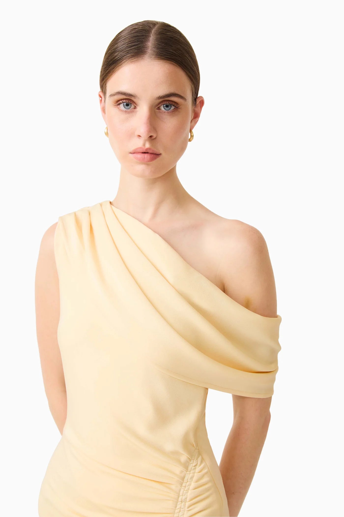 SIMONE ONE SHOULDER MAXI DRESS