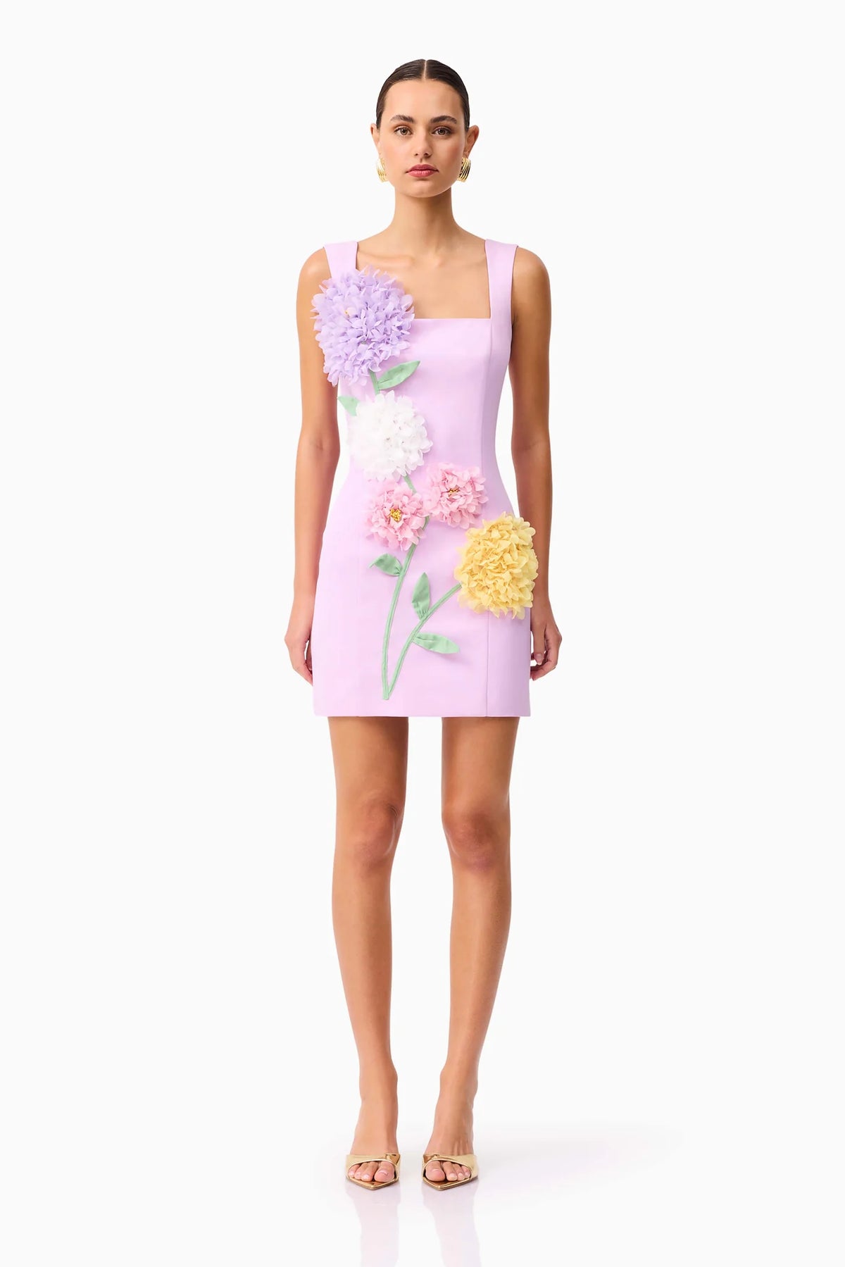 BUTTERCUP EMBROIDED PARTY DRESS