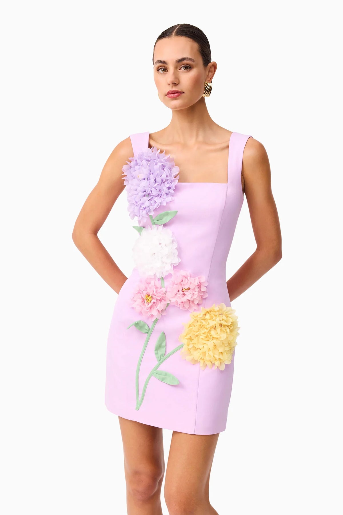 BUTTERCUP EMBROIDED PARTY DRESS