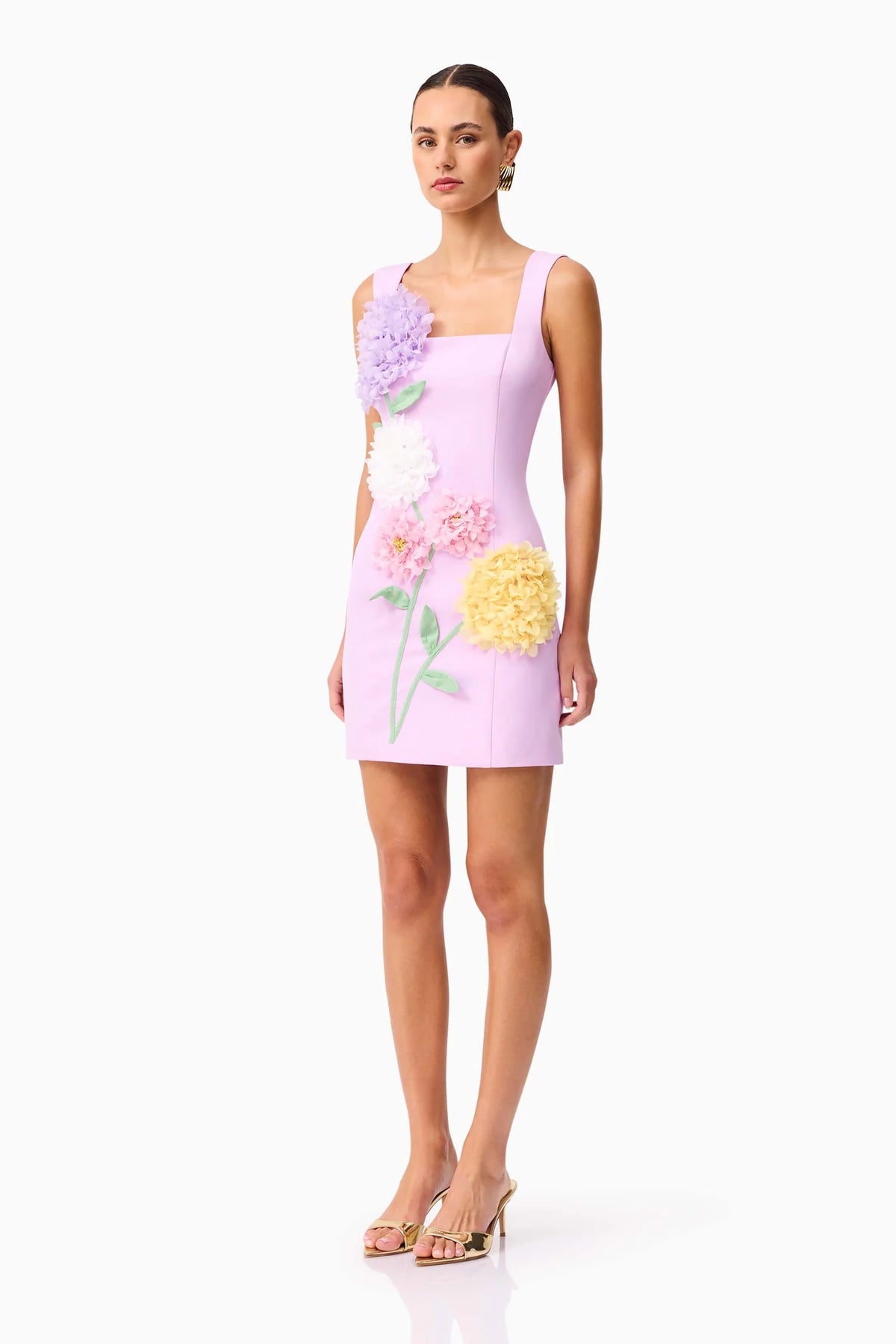 BUTTERCUP EMBROIDED PARTY DRESS
