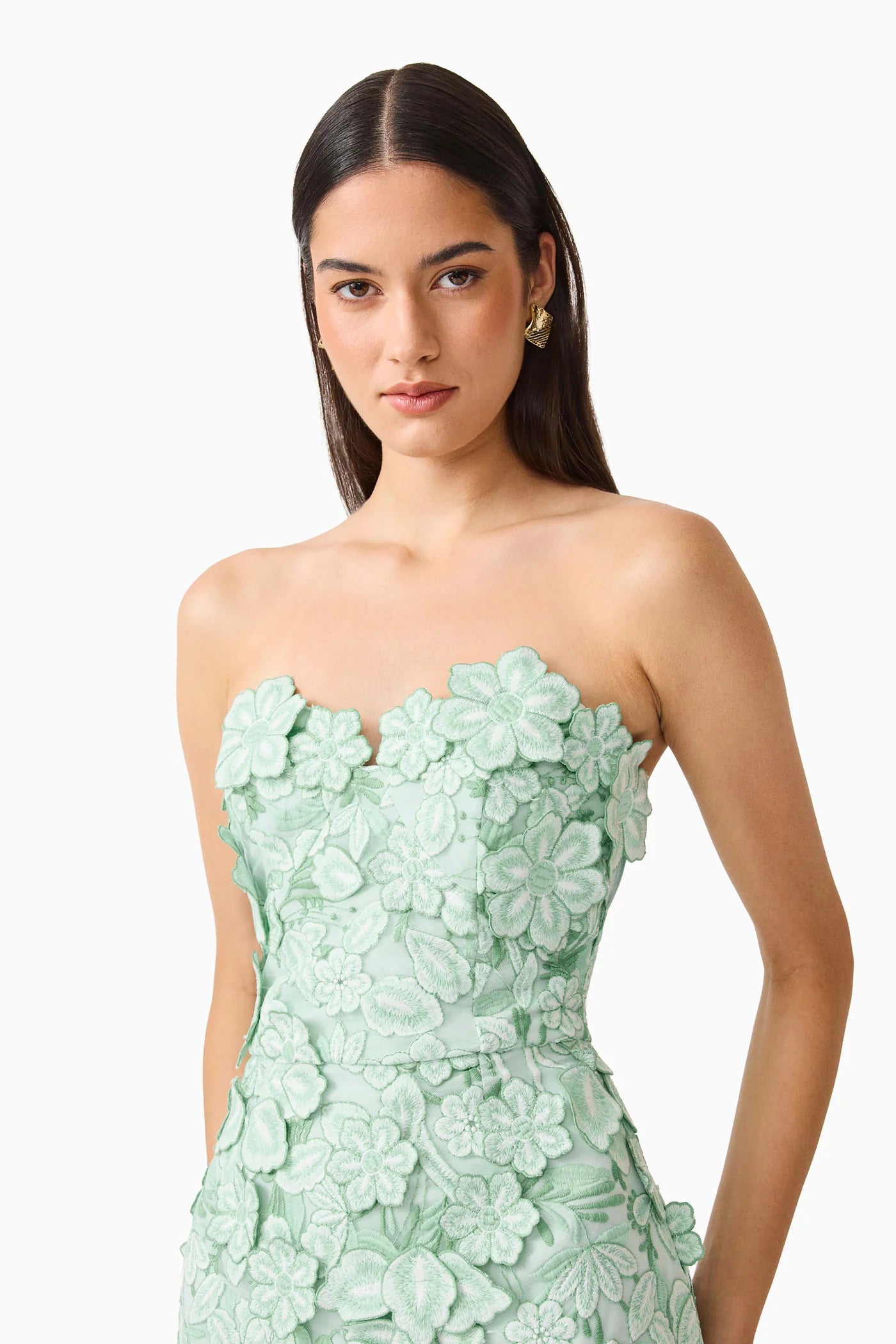 ROSEATE FLORAL MIDI DRESS