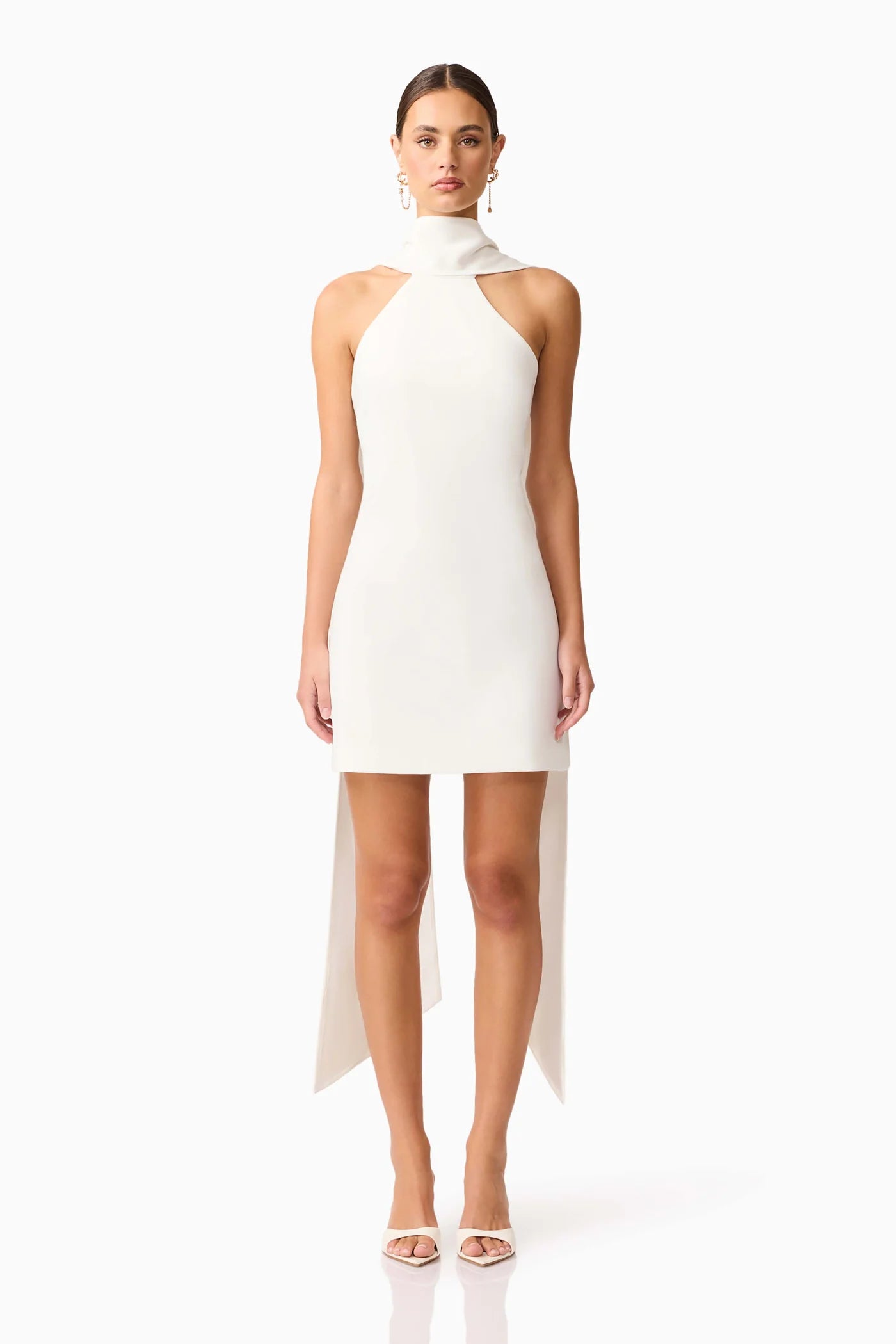 MIRA HALTER MINI DRESS