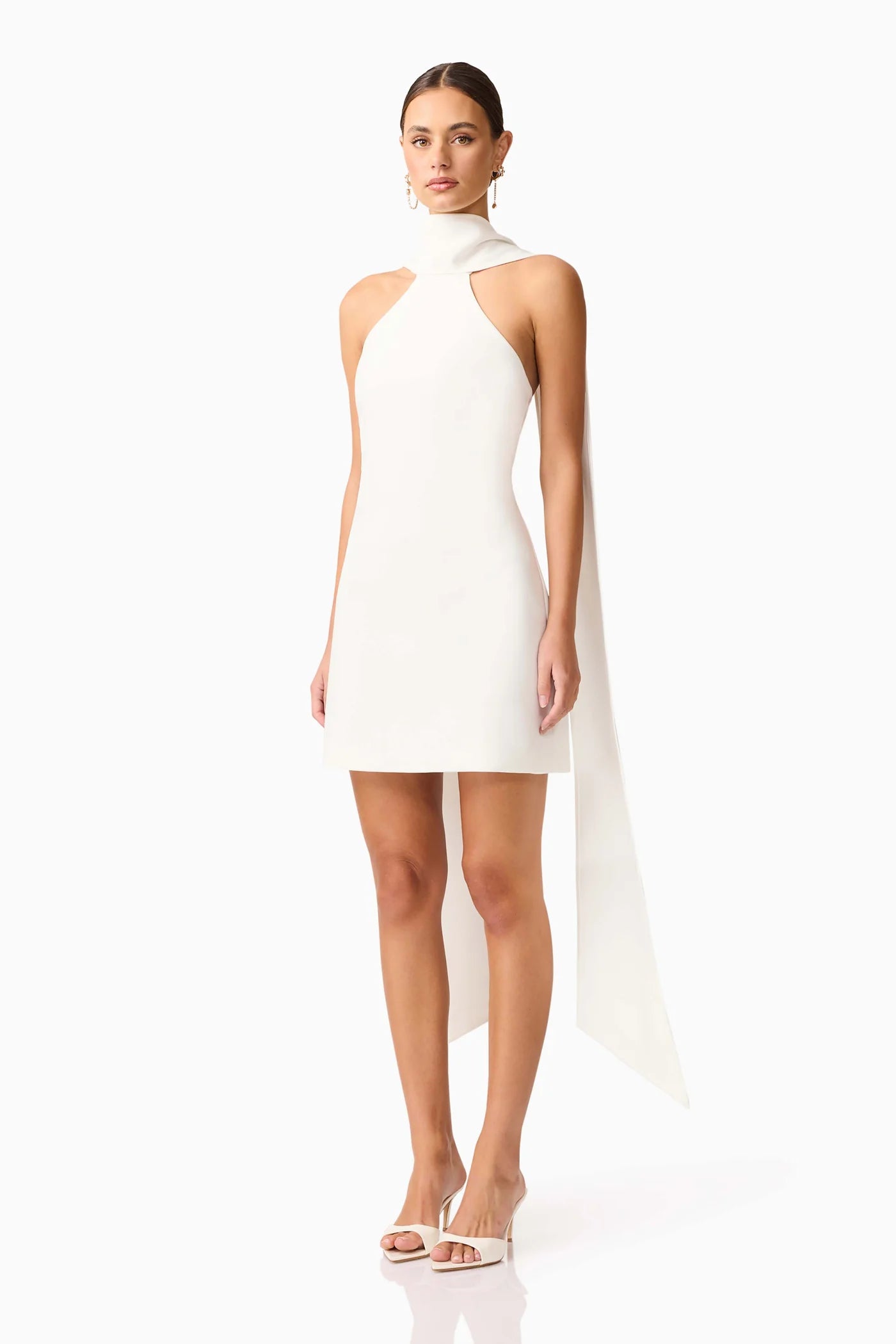 MIRA HALTER MINI DRESS