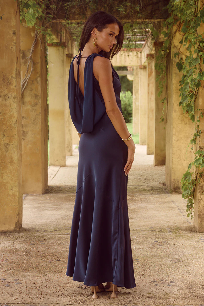 GABRIELLA MAXI DRESS NAVY