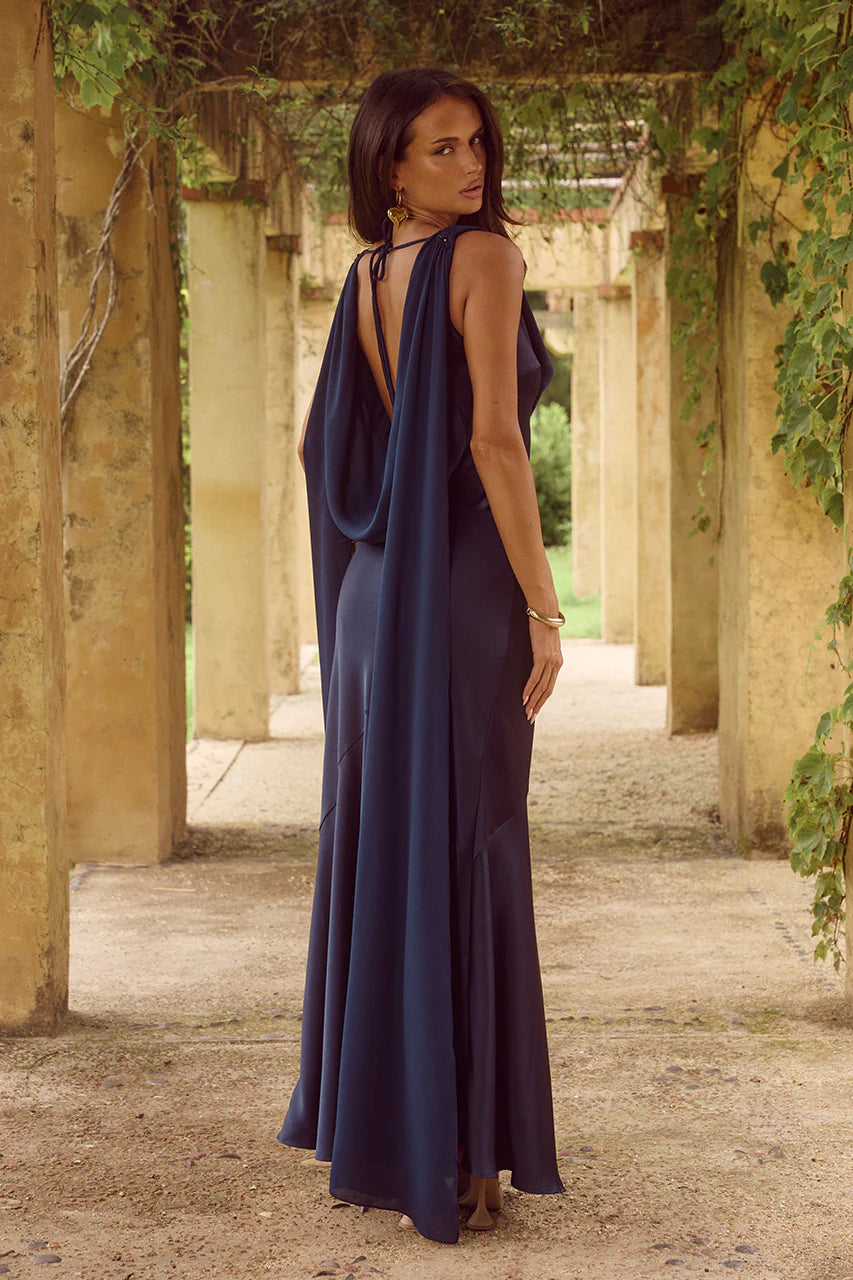 GABRIELLA MAXI DRESS NAVY