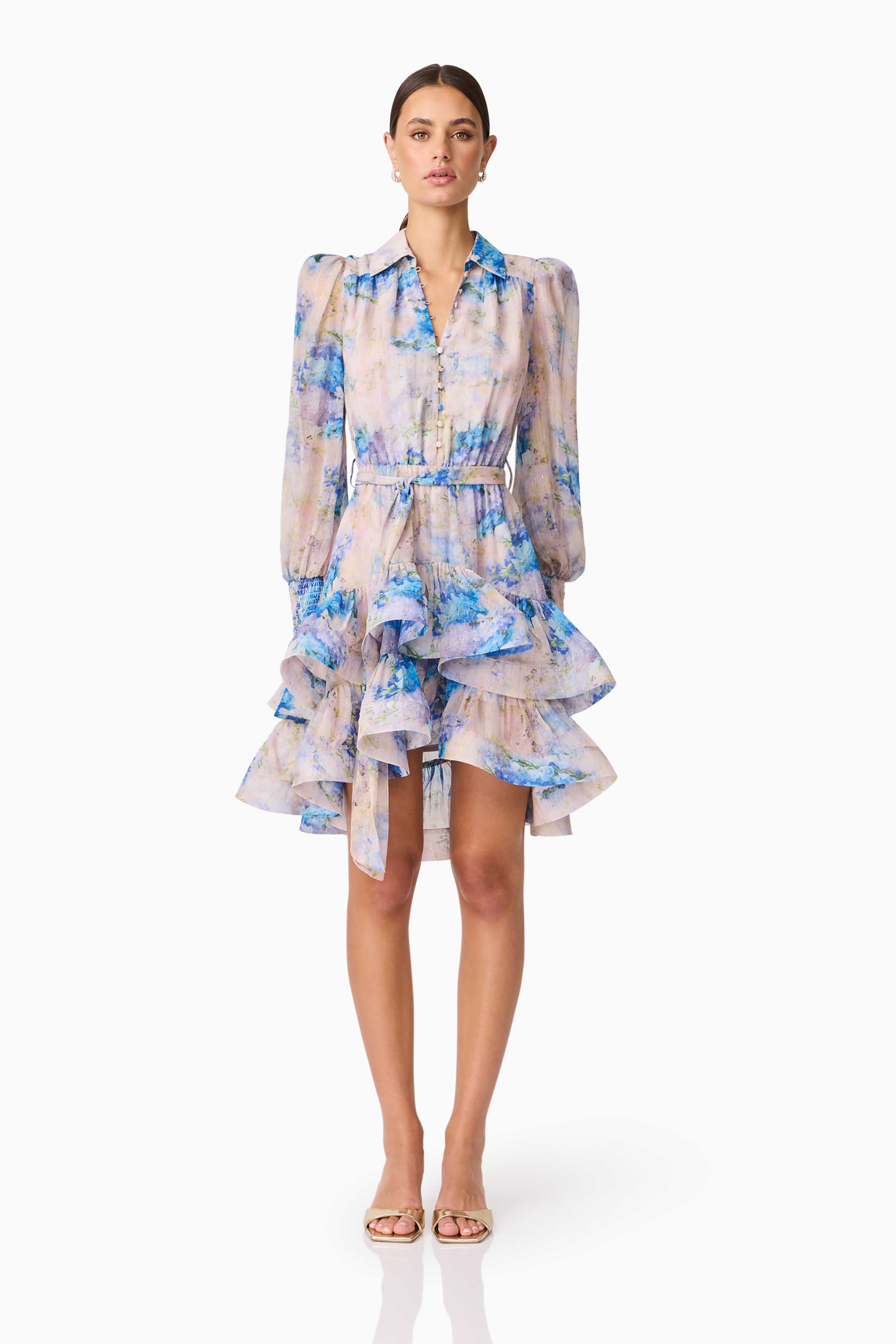 BRIONY LONG SLEEVE MINI DRESS