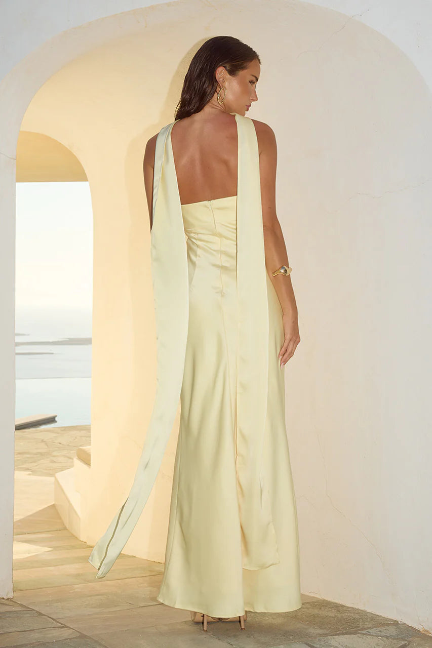 MADELEINE MAXI DRESS BUTTERMILK
