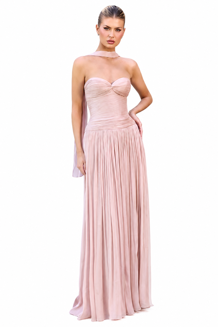 AMELIA MAXI DRESS PINK