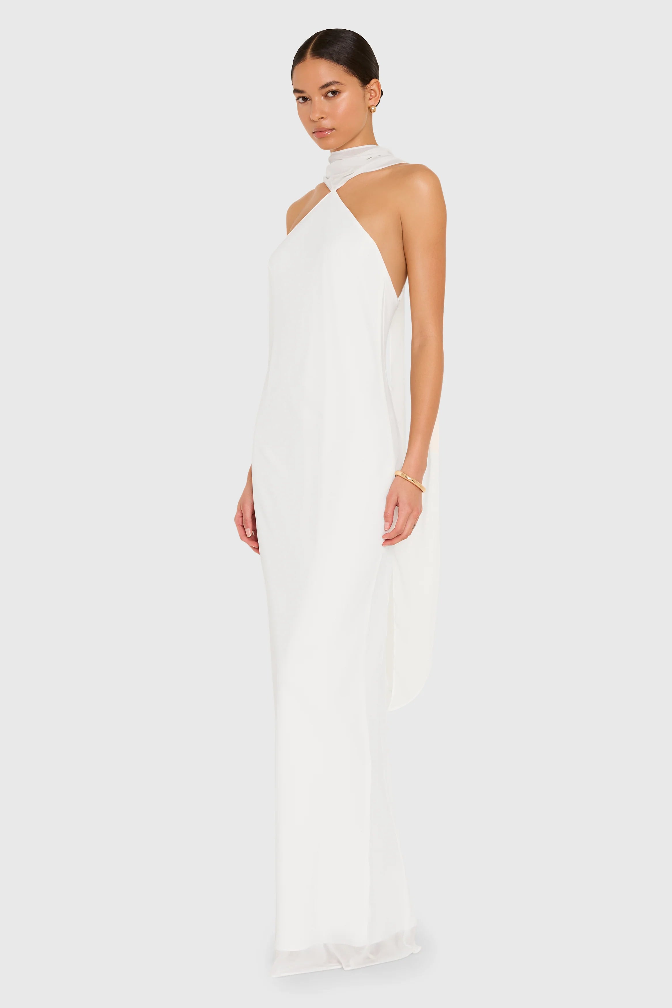 ASHTON MAXI DRESS IN IVORY