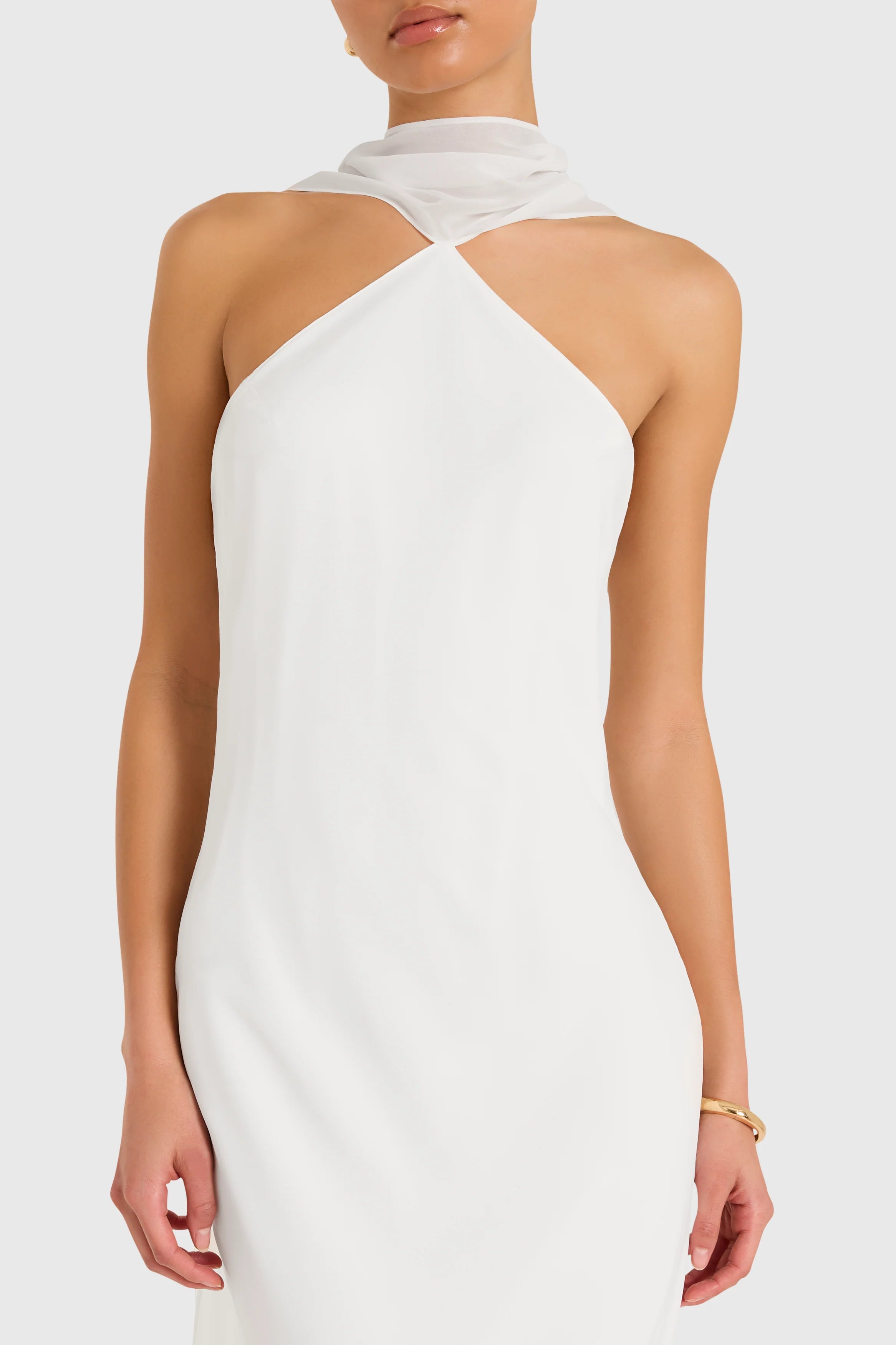 ASHTON MAXI DRESS IN IVORY