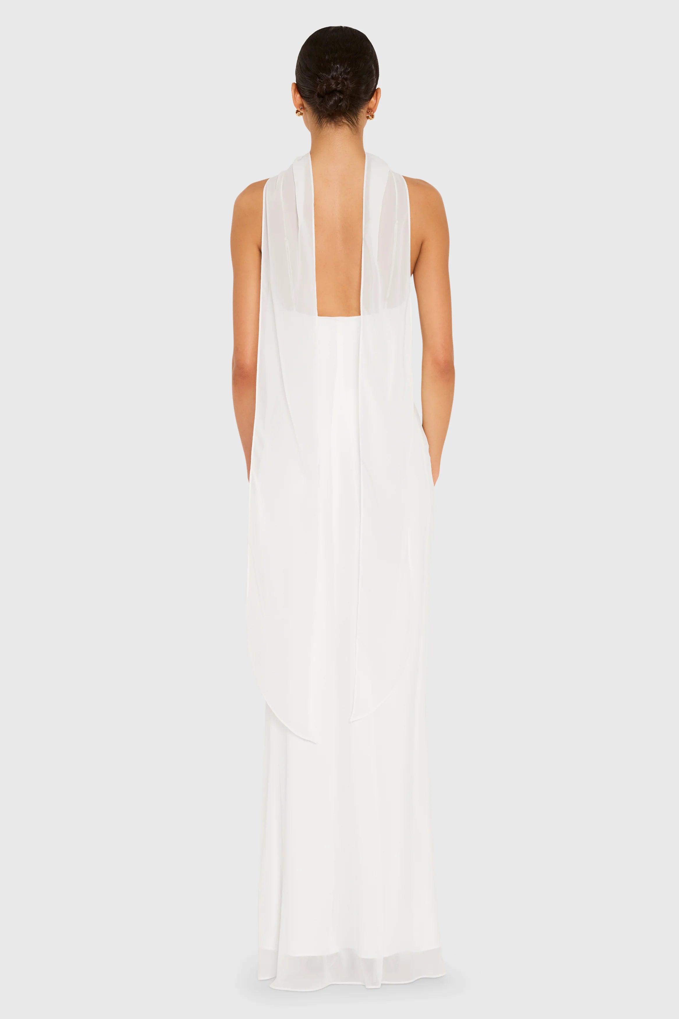 ASHTON MAXI DRESS IN IVORY