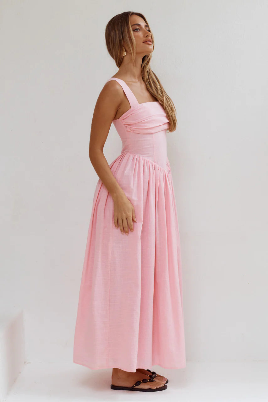 KIYO SQUARE NECK DRESS