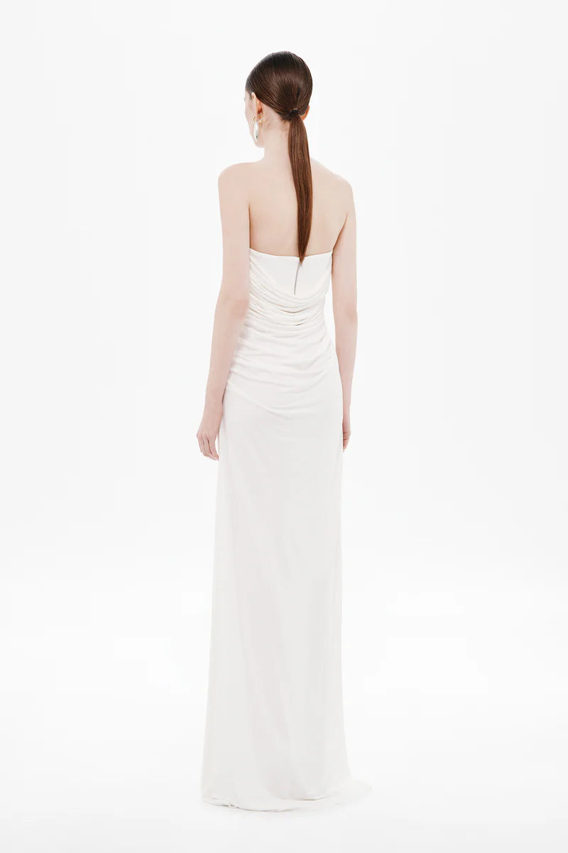 THE DRY JERSEY DRAPED DRESS