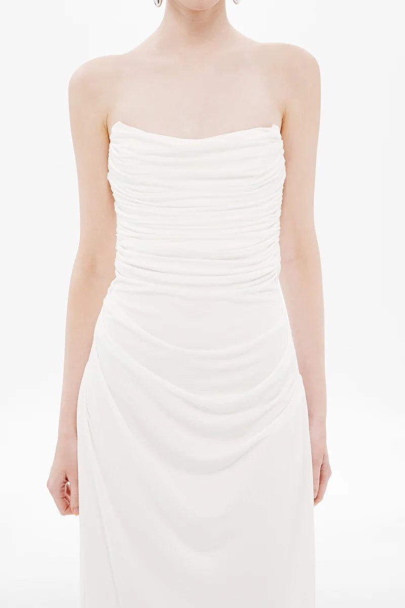 THE DRY JERSEY DRAPED DRESS