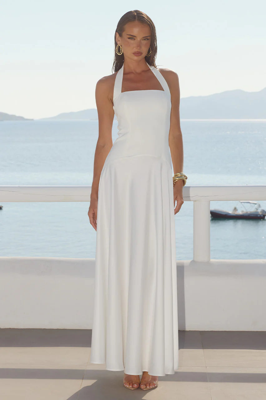 ODINA SQUARE NECK MAXI DRESS