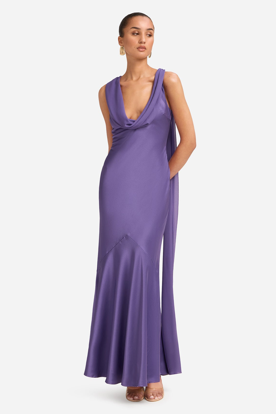 GABRIELLA MAXI DRESS PURPLE