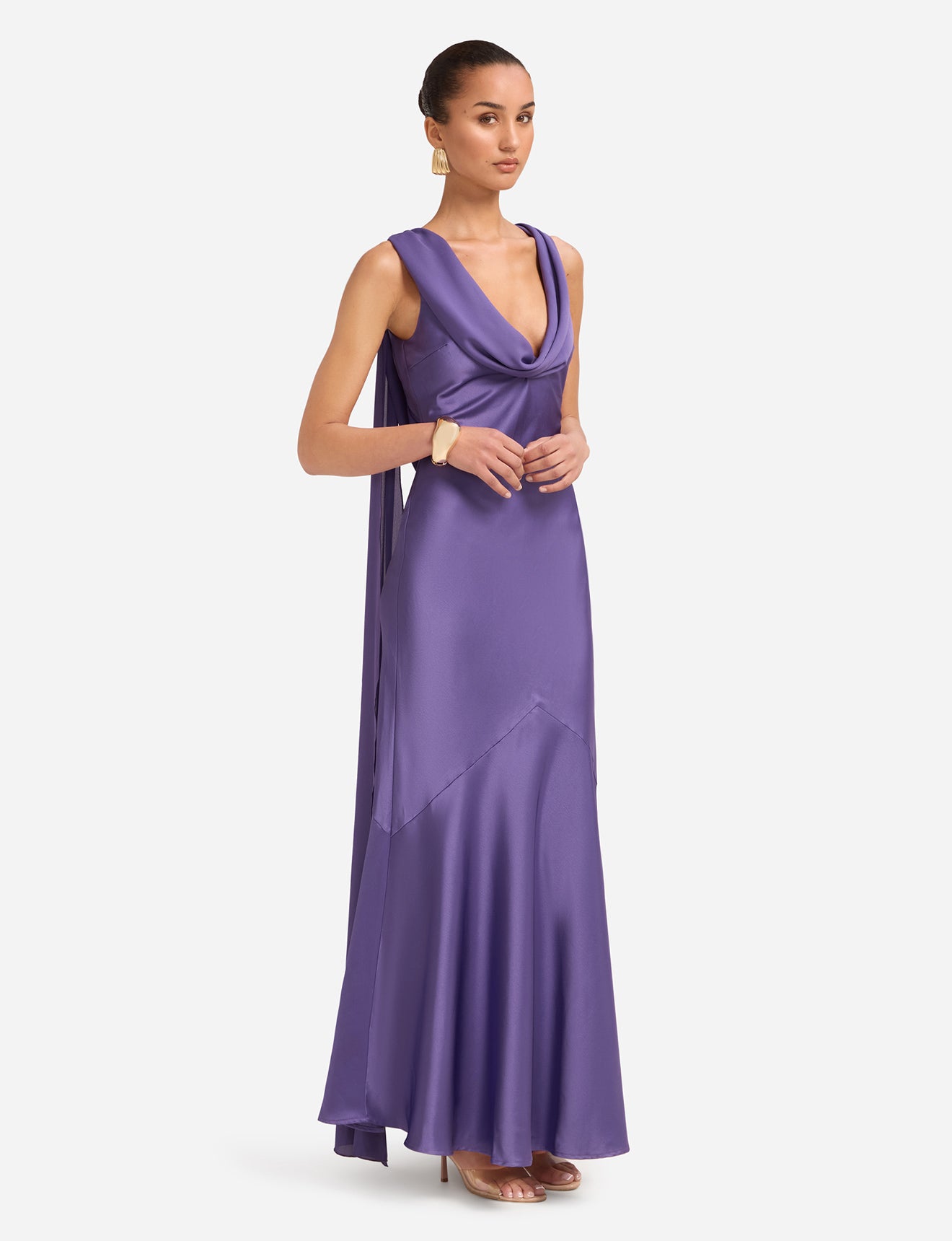 GABRIELLA MAXI DRESS PURPLE