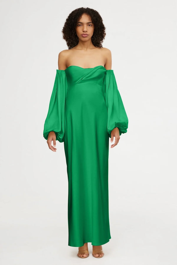 OFF SHOULDER EMERALD