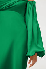 OFF SHOULDER EMERALD