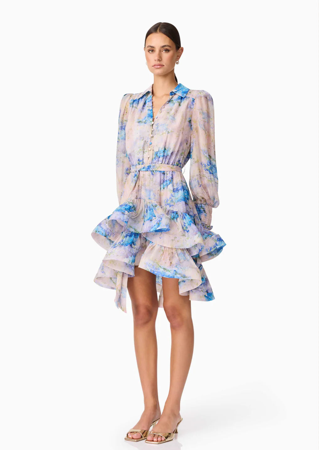 BRIONY LONG SLEEVE MINI DRESS