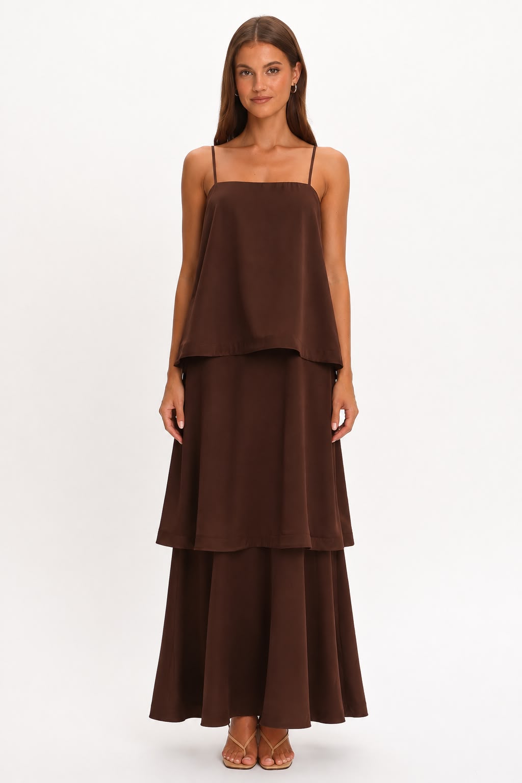 MARIAN MAXI DRESS CHOCOLATE