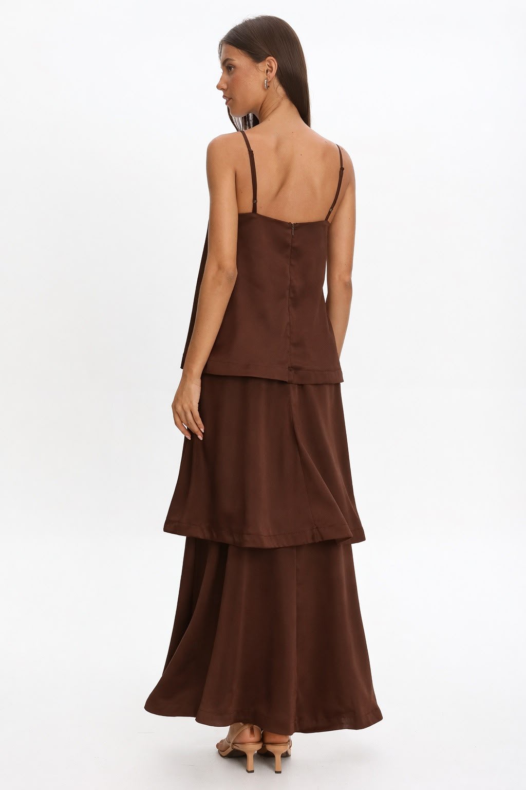 MARIAN MAXI DRESS CHOCOLATE