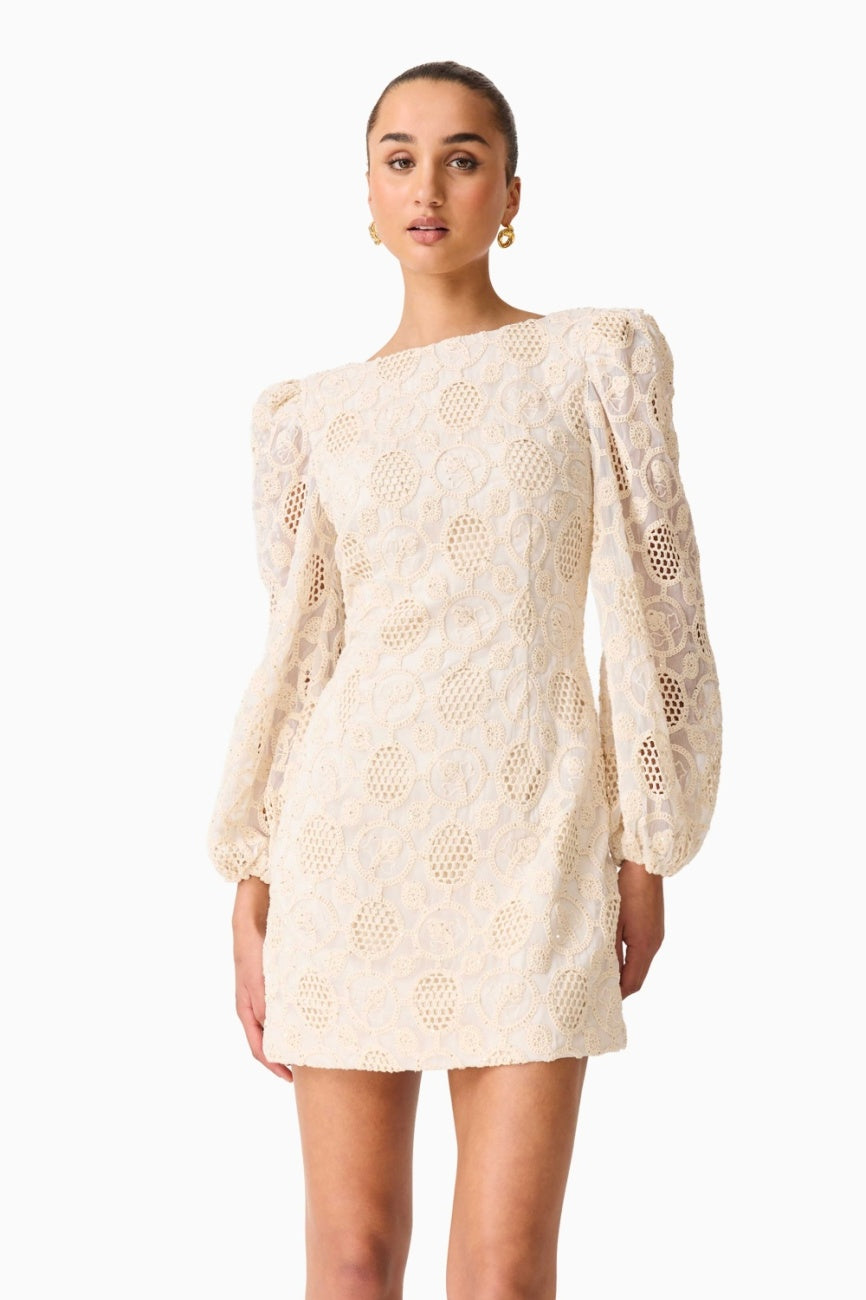 VESSIA LONG SLEEVE MINI DRESS