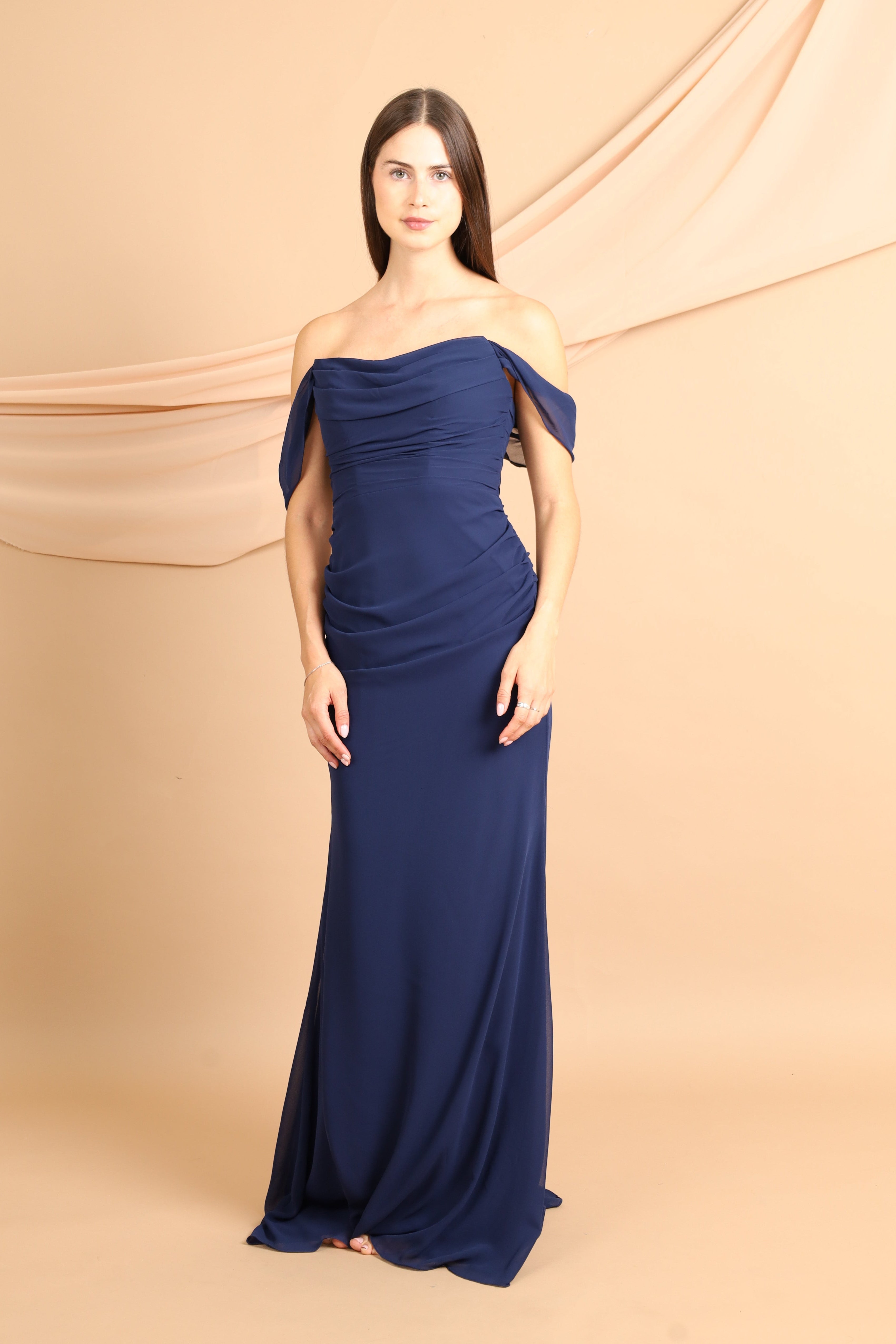 ALICE OFF SHOULDER NAVY