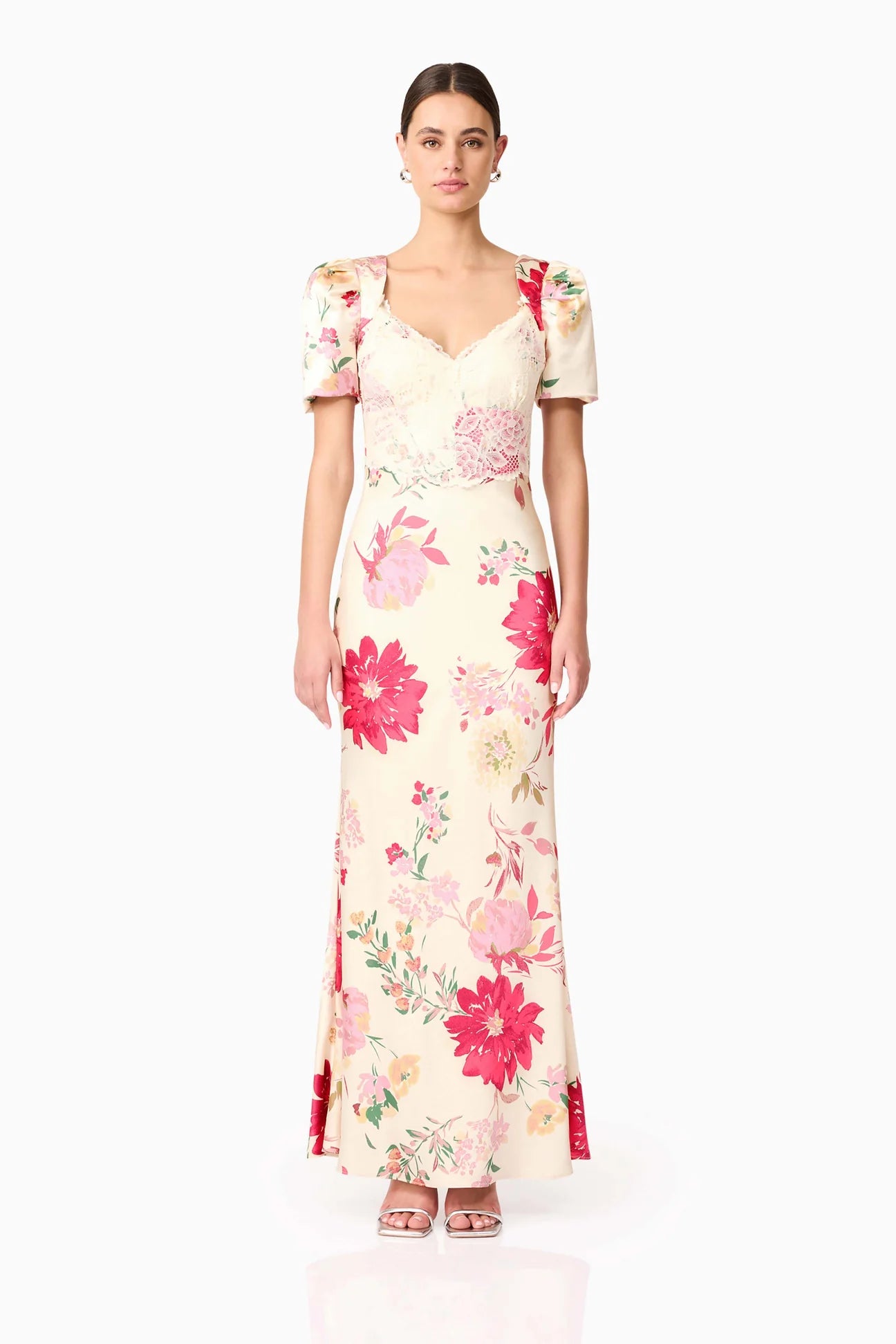 ROSALINA PUFF SLEEVE MAXI DRESS